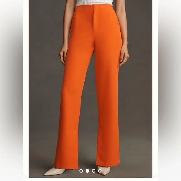 Anthropologie NWT Sz 27 side slit w/pockets trouser pants; beautifully tailored - Picture 6 of 16